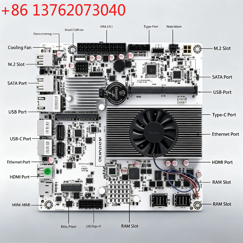 Nas Motherboard 8 Sata Mini Itx - Mini ITX NAS Motherboard with N150/N355,
